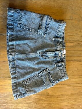 Princess Polly Light Blue Denim Mini Skirt